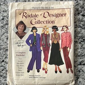 Rodale Designer Collection Sewing PATTERN - Complete Wardrobe - Sizes: S, M, L